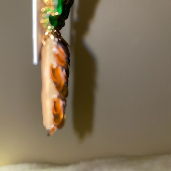 Kate Spade Pineapple Statement Stud Earrings , Gold, Green - Picture 8 of 10